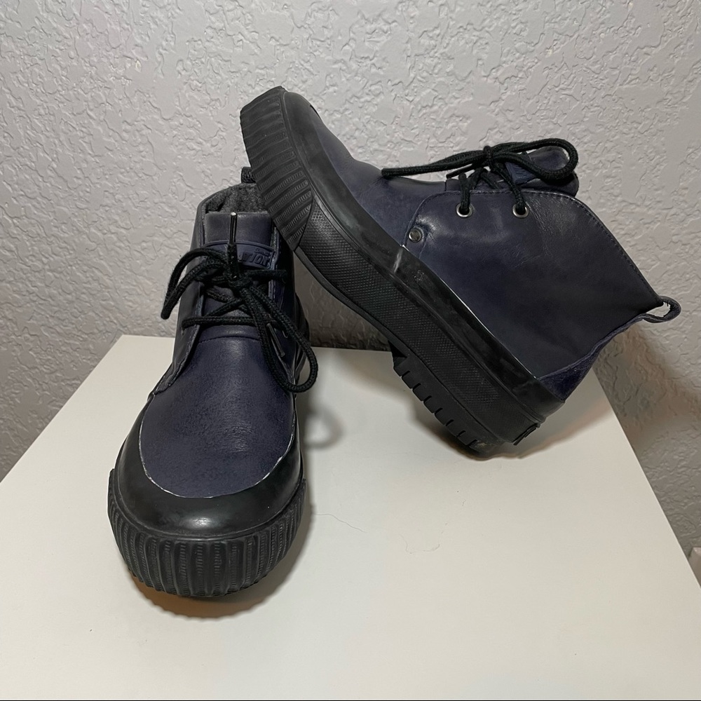PF Flyers “Hi Press” Rain Boots shoes mens 7 Blue